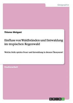 bokomslag Einfluss von Waldbranden und Entwaldung im tropischen Regenwald