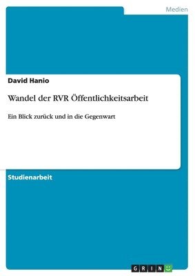 Wandel der RVR ffentlichkeitsarbeit 1