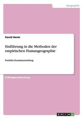 bokomslag Einfuhrung in die Methoden der empirischen Humangeographie