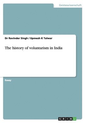 bokomslag The history of voluntarism in India