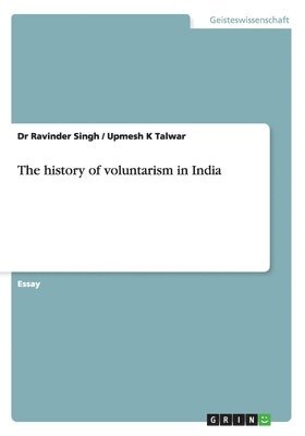 The history of voluntarism in India 1