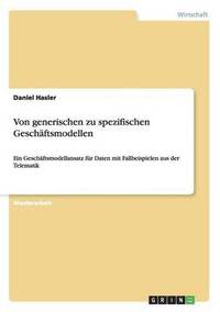 bokomslag Von generischen zu spezifischen Geschftsmodellen