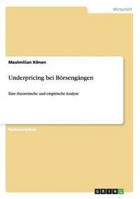 bokomslag Underpricing bei Brsengngen