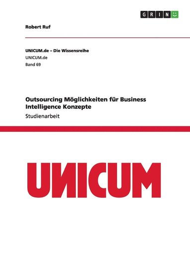 bokomslag Outsourcing Mglichkeiten fr Business Intelligence Konzepte