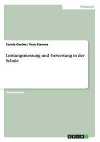 bokomslag Leistungsmessung und -bewertung in der Schule