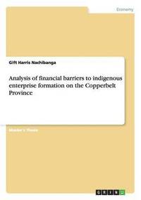 bokomslag Analysis of financial barriers to indigenous enterprise formation on the Copperbelt Province