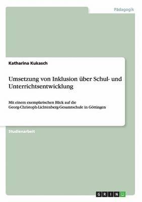 bokomslag Umsetzung von Inklusion ber Schul- und Unterrichtsentwicklung