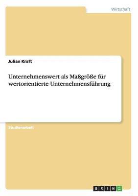 bokomslag Unternehmenswert ALS Magroe Fur Wertorientierte Unternehmensfuhrung