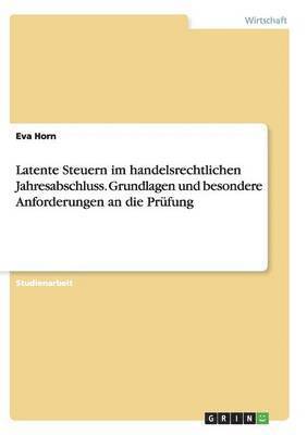 Latente Steuern Im Handelsrechtlichen Jahresabschluss 1