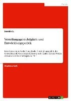 bokomslag Verteilungsgerechtigkeit Und Entwicklungspolitik