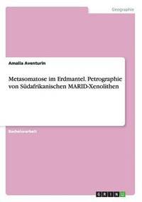 bokomslag Metasomatose im Erdmantel. Petrographie von Sdafrikanischen MARID-Xenolithen