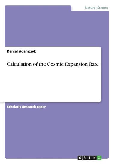 bokomslag Calculation of the Cosmic Expansion Rate