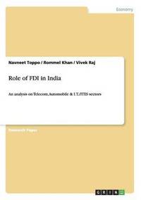 bokomslag Role of FDI in India