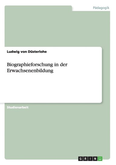 bokomslag Biographieforschung in der Erwachsenenbildung