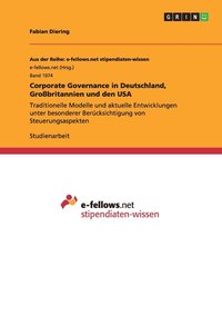 bokomslag Corporate Governance in Deutschland, Grobritannien und den USA