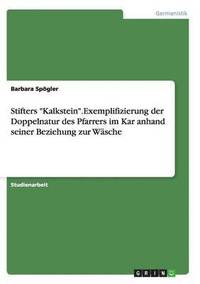 bokomslag Stifters "Kalkstein".Exemplifizierung der Doppelnatur des Pfarrers im Kar anhand seiner Beziehung zur Wäsche