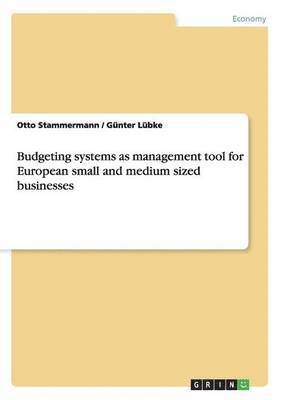 bokomslag Budgeting Systems as Management Tool for European Small and Medium Sized Businesses