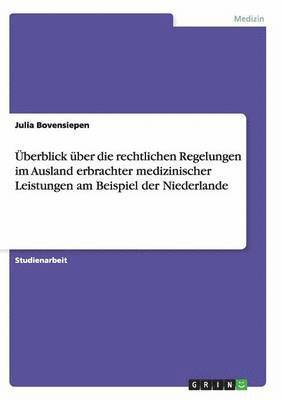 bokomslag Uberblick Uber Die Rechtlichen Regelungen Im Ausland Erbrachter Medizinischer Leistungen Am Beispiel Der Niederlande