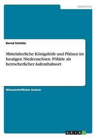 bokomslag Mittelalterliche Knigshfe und Pfalzen im heutigen Niedersachsen. Phlde als herrscherlicher Aufenthaltsort