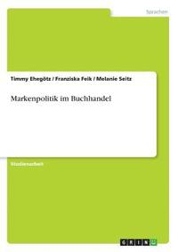 bokomslag Markenpolitik Im Buchhandel