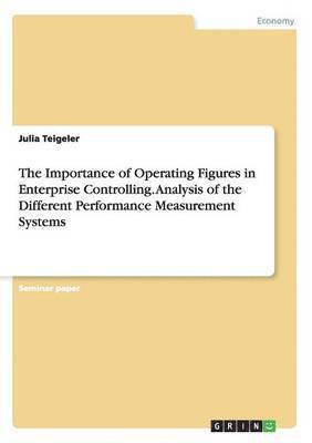Julia Teigeler - Importance of Operating Figures in Enterprise Controlling. Analysis of the Different Performance Measurement Systems, Häftad