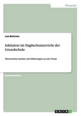 bokomslag Inklusion im Englischunterricht der Grundschule