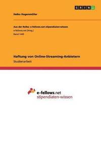 bokomslag Haftung von Online-Streaming-Anbietern