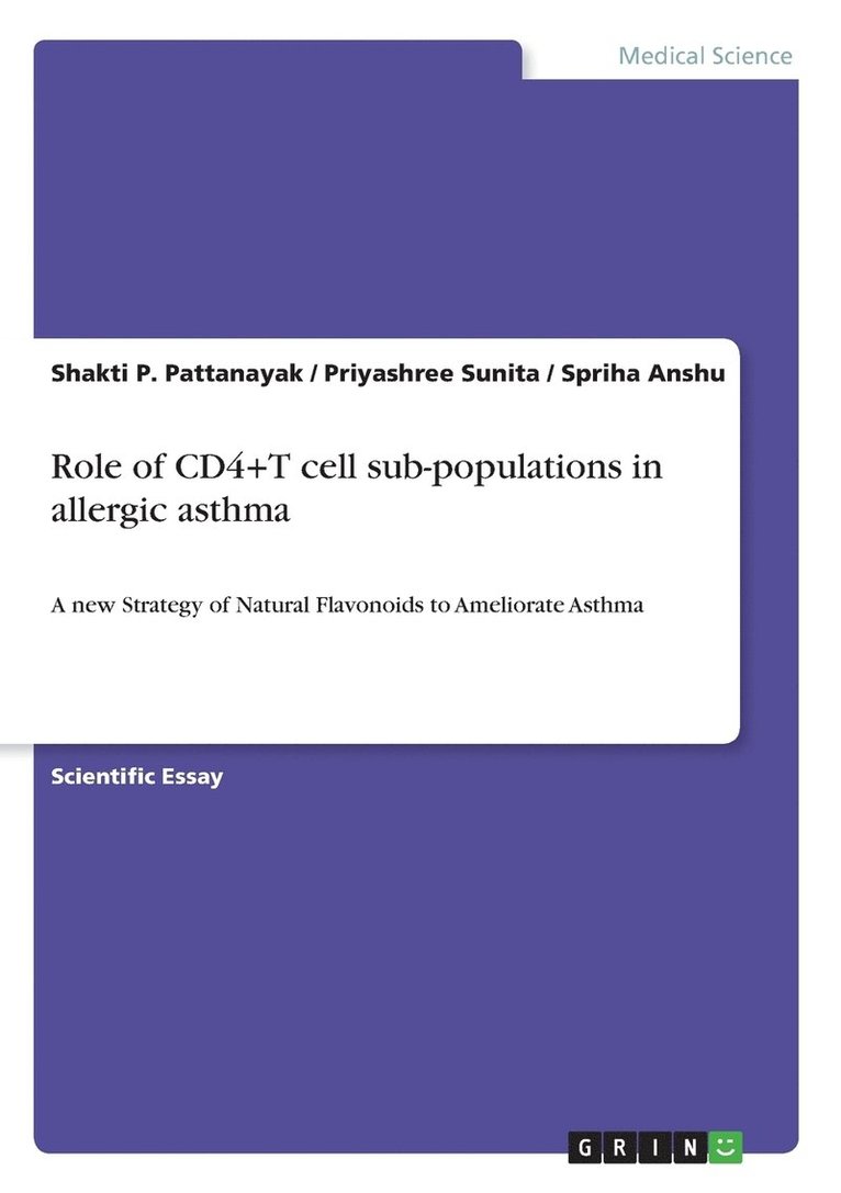 Role of CD4+T cell sub-populations in allergic asthma