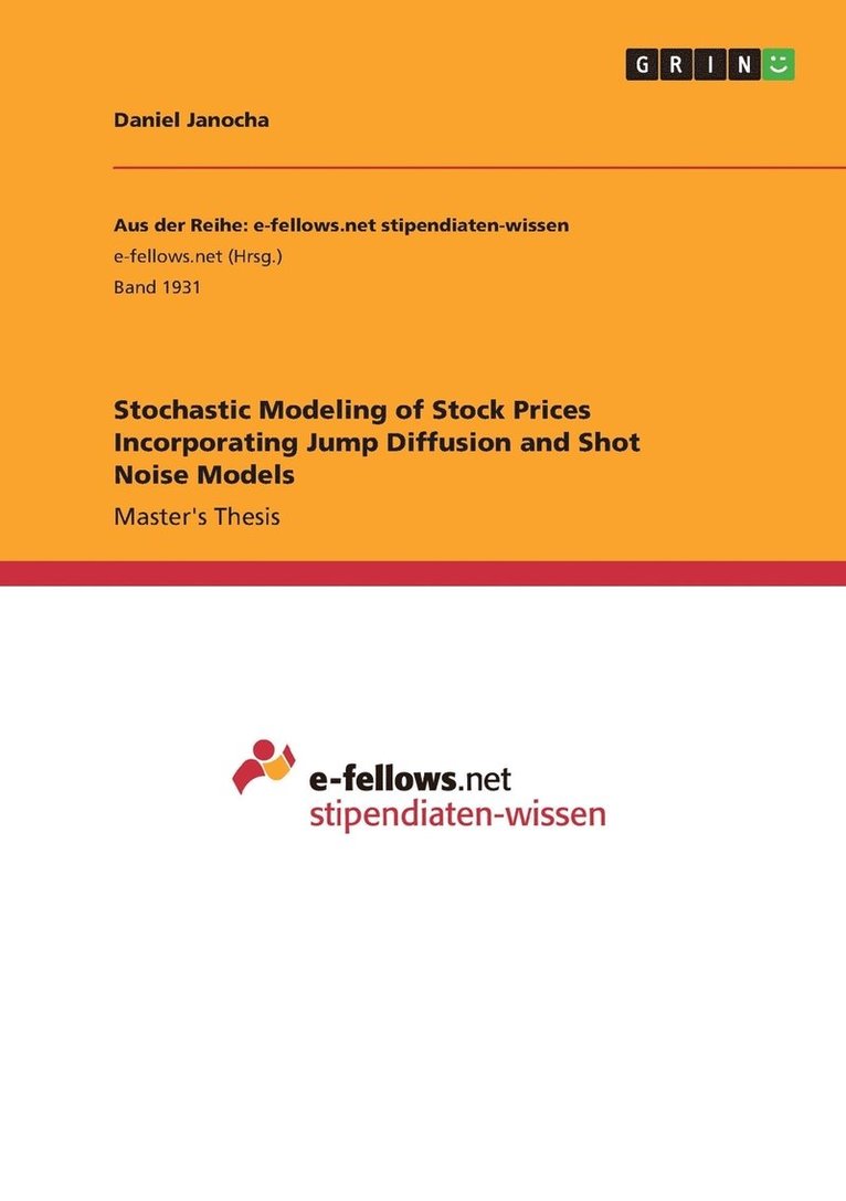 Stochastic Modeling of Stock Prices Incorporating Jump Diffusion and Shot Noise Models 1
