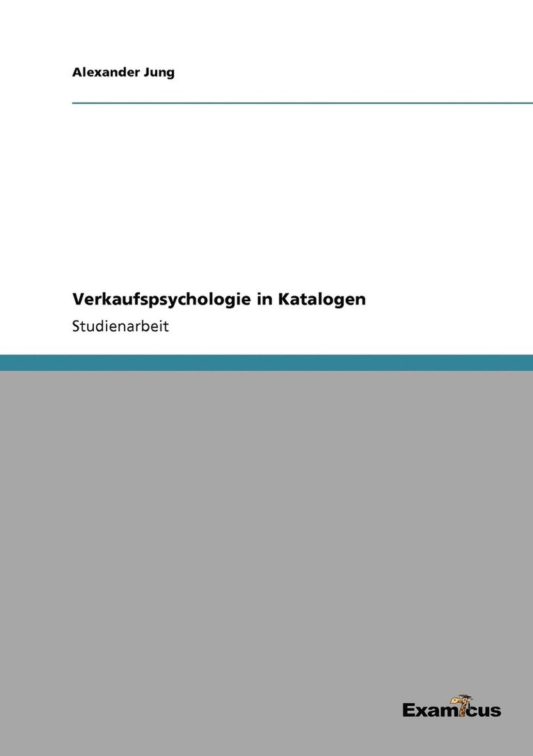 Verkaufspsychologie in Katalogen 1