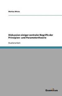 bokomslag Diskussion einiger zentraler Begriffe der Prinzipien- und Parametertheorie