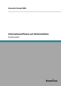 bokomslag Informationseffizienz auf Aktienmarkten