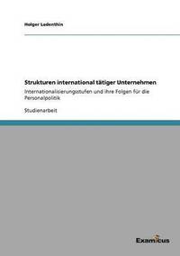 bokomslag Strukturen international tätiger Unternehmen