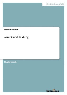 bokomslag Armut und Bildung