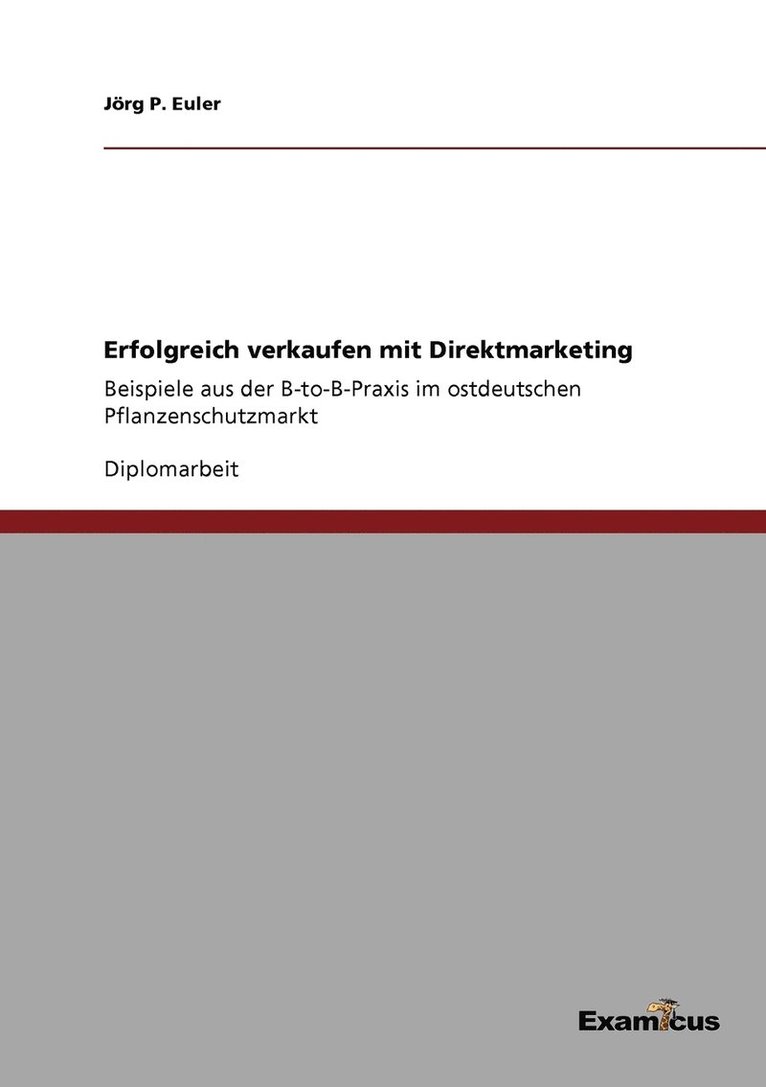 Erfolgreich verkaufen mit Direktmarketing 1