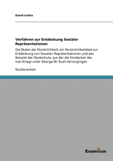 bokomslag Verfahren zur Entdeckung Sozialer Repräsentationen