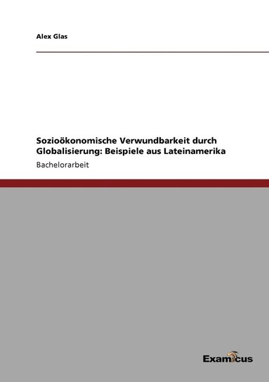 bokomslag Soziokonomische Verwundbarkeit durch Globalisierung