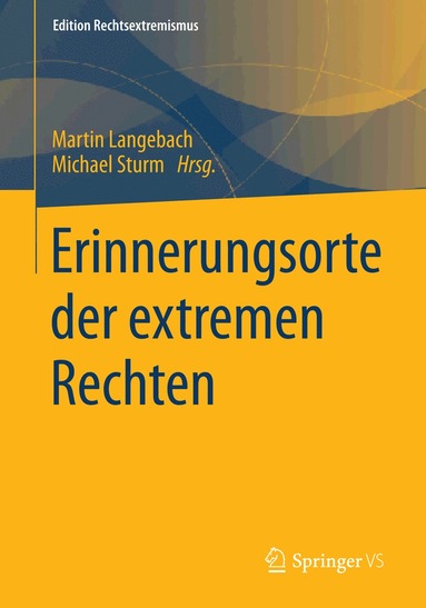 bokomslag Erinnerungsorte der extremen Rechten