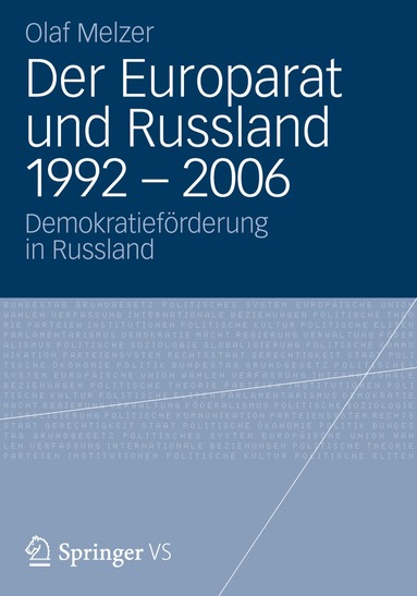 bokomslag Der Europarat und Russland 1992  2006