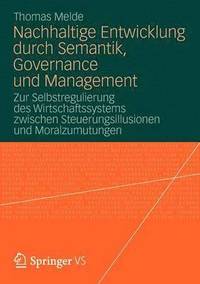 bokomslag Nachhaltige Entwicklung durch Semantik, Governance und Management