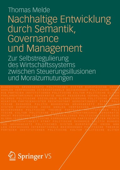 bokomslag Nachhaltige Entwicklung durch Semantik, Governance und Management