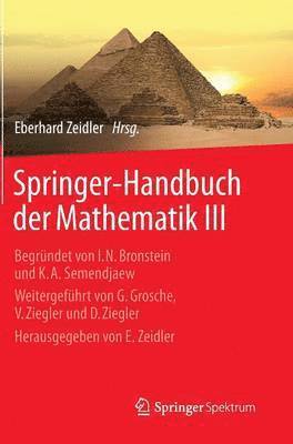 Eberhard Zeidler, Eberhard Zeidler - Springer-Handbuch der Mathematik III, Inbunden