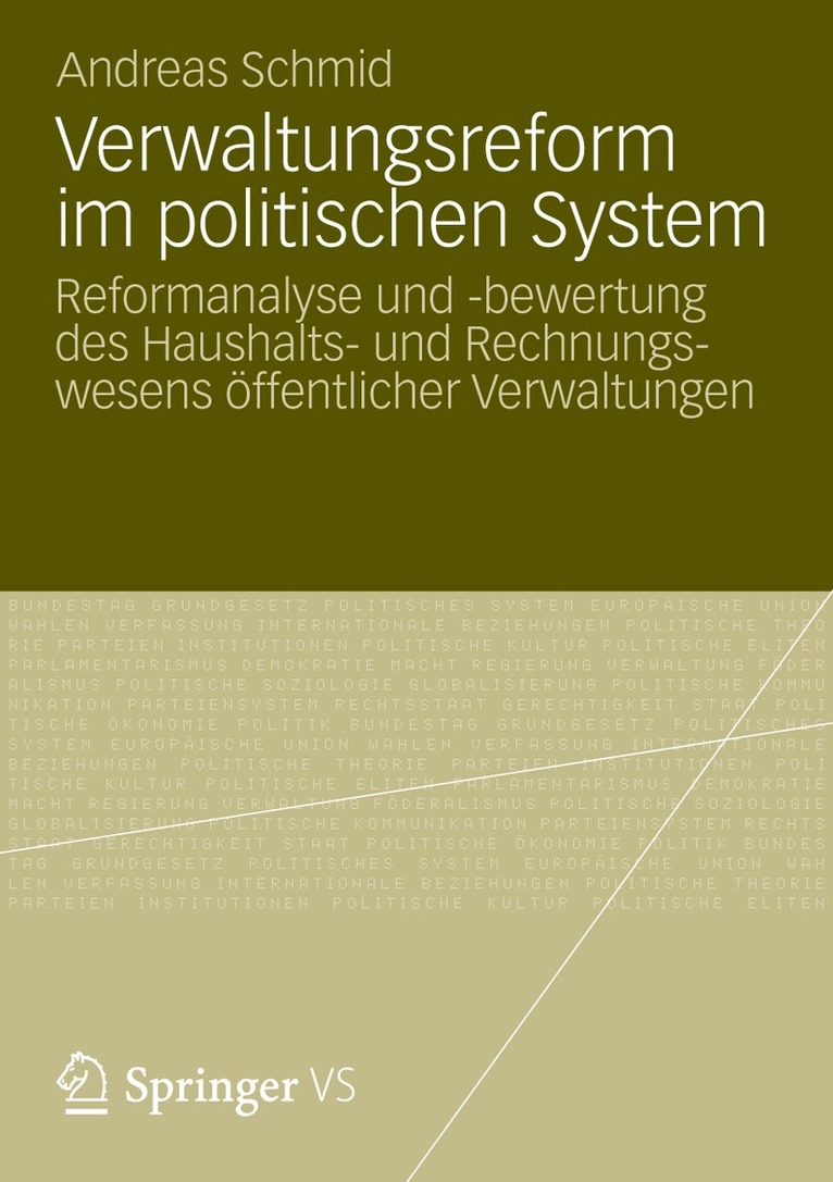 Andreas Schmid - Verwaltungsreform im politischen System, Häftad