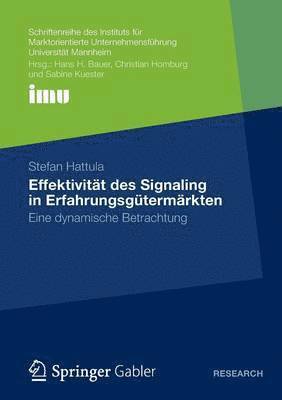bokomslag Effektivität des Signaling in Erfahrungsgütermärkten