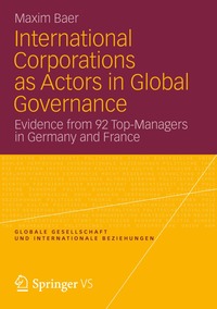 bokomslag International Corporations as Actors in Global Governance