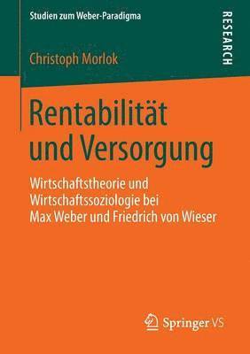 bokomslag Rentabilitt und Versorgung