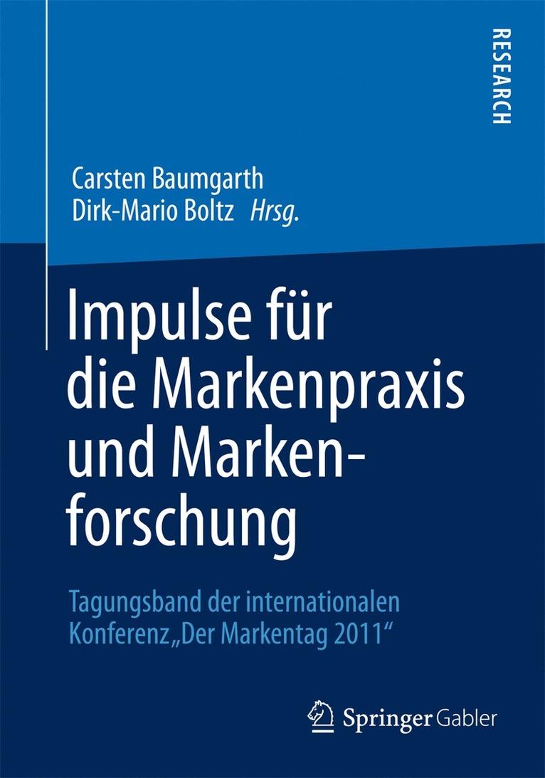 Carsten Baumgarth, Dirk-Mario Boltz - Impulse für die Markenpraxis und Markenforschung, Häftad