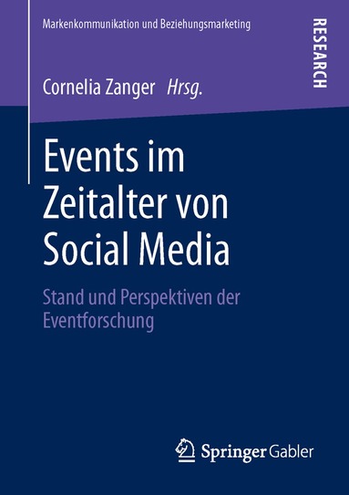 Cornelia Zanger - Events im Zeitalter von Social Media, Häftad