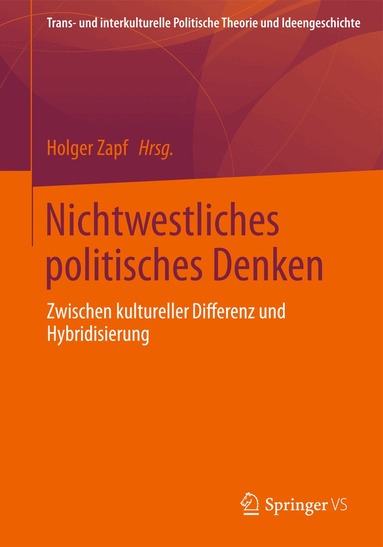Holger Zapf - Nichtwestliches politisches Denken, Häftad