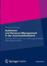 bokomslag Auktionen und Revenue Management in der Automobilindustrie